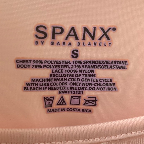 SPANX Light Pink Lace Tank - Picture 5 of 8